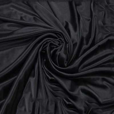 黑色印花布料-黑色缎带印刷