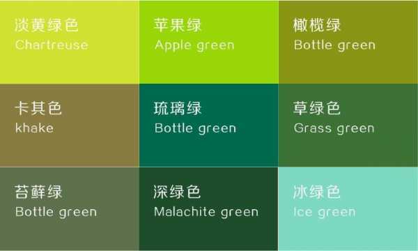 绿色印刷色值 印刷色绿色